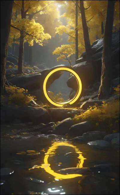 Que représente l'anneau olympique jaune ?