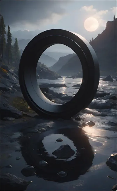 Que représente l'anneau olympique noir ?