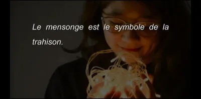 Alors, elle tavoue quelle fait partie des Mangemorts depuis deux ans ! Elle ta demandé de laccompagner pour vous balader pour que tu fasses partie des Mangemorts ! Que lui dis-tu ?