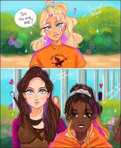 Selon toi, à laquelle des images que je te propose Annabeth ressemble-t-elle ?