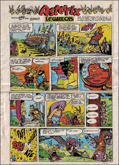 Ce 29 octobre, le personnage d'Astérix apparait pour la première fois : c'était en ...