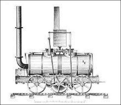 En quelle année la première locomotive à vapeur a-t-elle été inventée ?