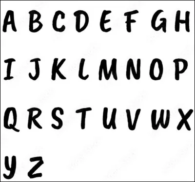 Quelle est la premi&egrave;re lettre de ton pr&eacute;nom ?