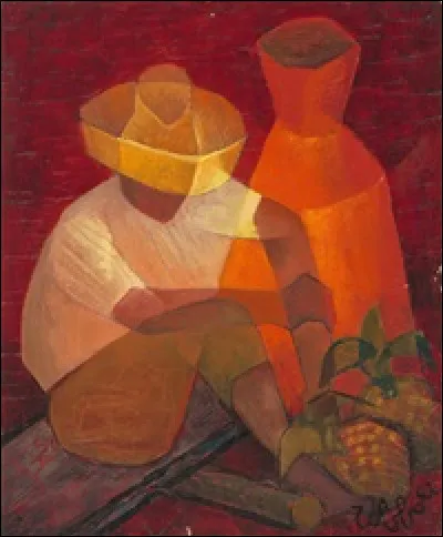 Grand récipient de forme ovoïde, généralement en grès ou en terre cuite.