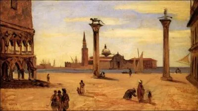 Quel peintre a ralis 'Venise, la piazzetta' ?
