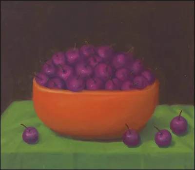 D'après le peintre, amateur de formes rondes, ce sont des cerises ! Qui est-il ?