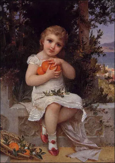 Qui a peint "Petite fille avec oranges" ?