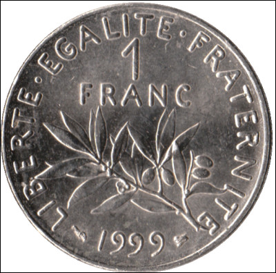 Franc : en quelle année le franc a-t-il été remplacé, en France, par l'Euro ?