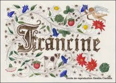 Francine : de quoi est-elle une marque ?