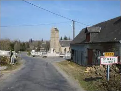 Nous sommes dans la Manche à l'entrée de Saint-Maur-des-Bois. Nous nous trouvons dans l'ex région ...