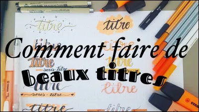 Bonus : Quel est le titre ?