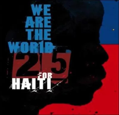 Qui fait l'intro de we are the world 25 for Hati ?