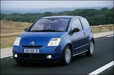 Quel est le nom de cette Citroën bleue ?