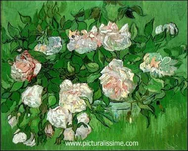 Qui a peint ce tableau nomm 'Les roses' ?