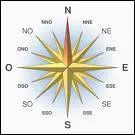 A combien de division tait la rose des vents (correspondant au nombre d'aires du vent sur la boussole) ?