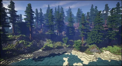 Continuons ce test avec un petit début en mode survie ! Tu viens d'apparaître dans ton monde, juste à côté d'une rivière. De ton côté de la rive se trouve une forêt. De l'autre côté des cannes à sucre, et un peu plus loin, un portail du Nether endommagé. Que fais-tu en premier ?