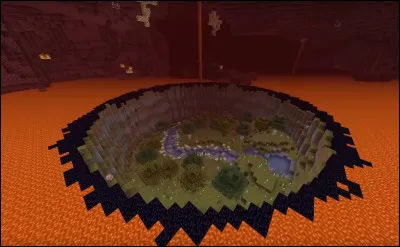 Tu as maintenant tout ce qu'il te faut pour aller dans l'End ! Alors tu sors de la dimension du Nether, et tu dois faire de nouveau un choix parmi ces trois propositions.