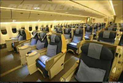 Saurez vous faire preuve de prcision en dterminant dans l'avion de quelle compagnie cette photo a t prise ?