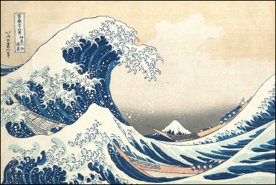Qui a peint la grande vague de Kanagawa ?