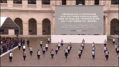 Le 7 février a eu lieu une cérémonie d'hommage aux victimes françaises de l'attaque menée par le Hamas en Israël le 7 octobre. Combien sont-elles ?
