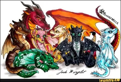 Quel dragon accompagne Mésange une fois qu'elle a quitté son village ?