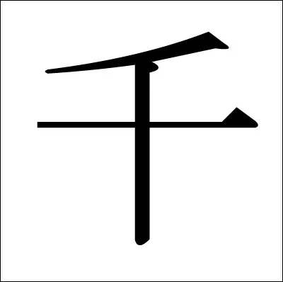 Quel nombre correspond à ce kanji ?