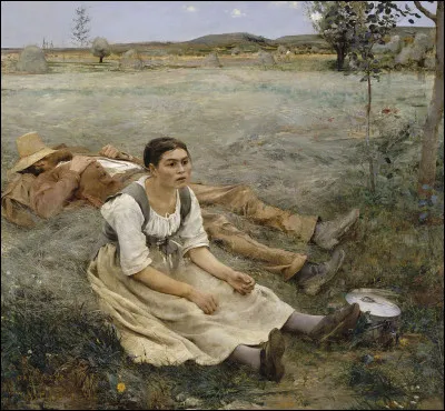 1848-1884 - Peintre naturaliste français, il quitte son atelier pour peindre la nature "sur le motif" Julien Bastien Lepage.
Et, il ne sera pas le seul, cette nouvelle façon de peindre à ses adeptes, Dupré, Corot, Millet, Courbet etc.. Comment était appelée cette peinture de genre dans les années 1850 ?
