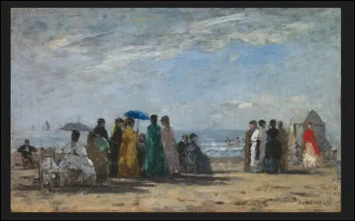 1824-1898- Grand peintre de marines, mais pas seulement, Eugène Boudin est considéré comme l'un des précurseurs de l'impressionnisme. Il entrainera dans ses déplacements Monet et Millet. Quel est ce grand ami et poète qui le surnommait "le peintre des beautés météorologiques" ?