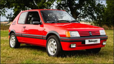 Quelle année marque la fin de la production de la 205 GTI ?