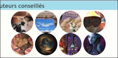 Quel statut faut-il avoir pour apparaître dans les auteurs conseillés ?