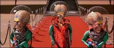"Mars Attacks !", parodie des films de science-fiction des années 1950, est un film de ...