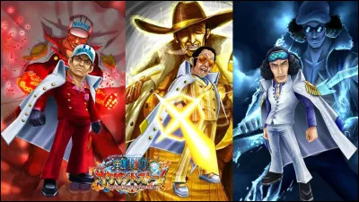 Quel est le premier amiral à apparaître ?