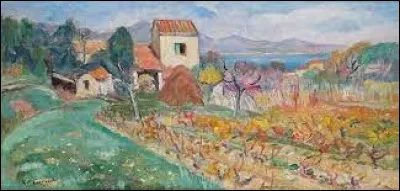 Qui a peint "Saint-Tropez, les vignes" ?