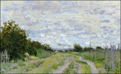Qui a peint "Paysage à travers les vignes, Argenteuil" ?