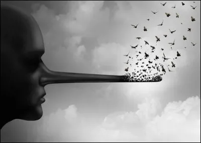 Quand on dit des mensonges, on peut dire que l'on raconte des...