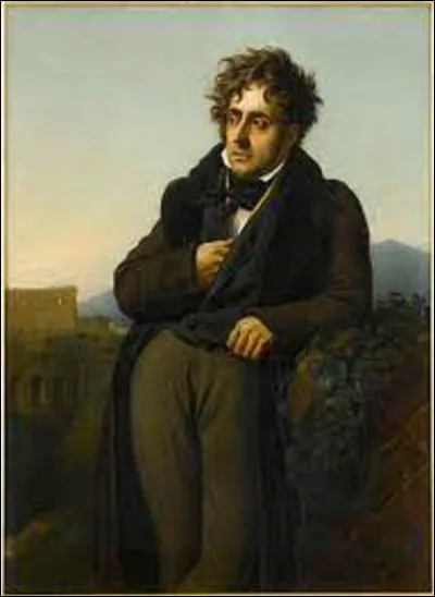 Lequel de ces trois néoclassiques a fait ici le portrait de l'écrivain, mémoraliste et homme politique, Chateaubriand, en 1808 ?