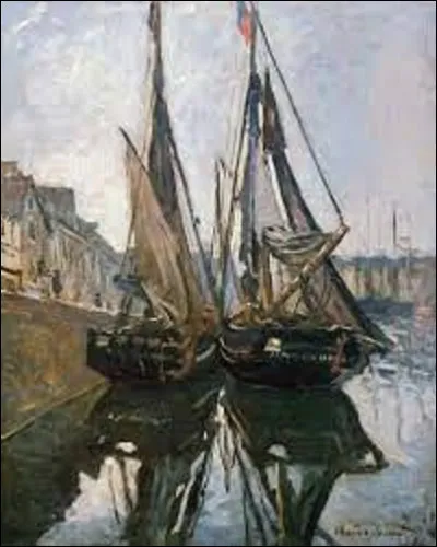 Datant de 1868, ''Bateau de pêche à Honfleur'' est une toile impressionniste. Quel peintre a réalisé ce tableau ?