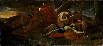 Quel peintre français est l'auteur de "Vénus pleurant Adonis" ?