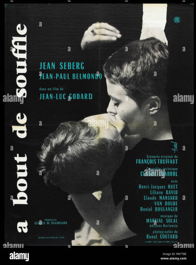 "À bout de souffle" est un film joué par Alain Delon.