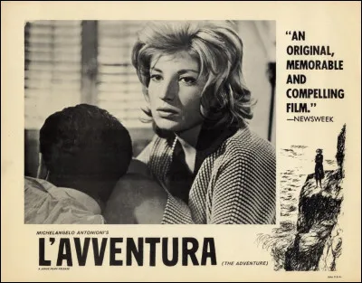 "L'Avventura" est un long-métrage mis en scène par Michelangelo Antonioni.