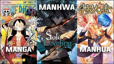 Comment s'appellent les mangas coréens ?