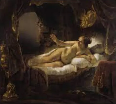 Qui a peint ce tableau intitulé "Danaé" au XVIIe siècle ?