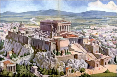 Quelle divinité a été élue par le peuple de cette nouvelle cité pour être son protecteur ?