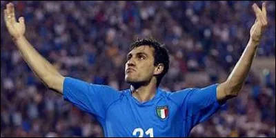 À quel poste Christian Vieri (et pas Vieira) évoluait-il ?