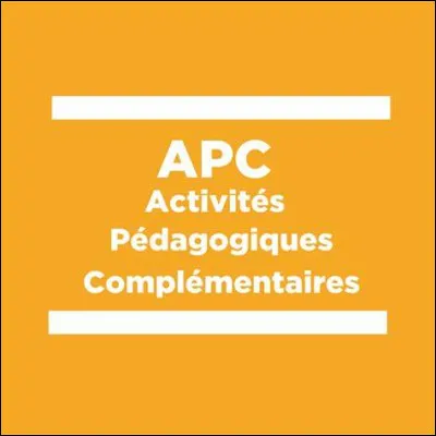 Quand les activités pédagogiques complémentaires ont-elles généralement lieu ?