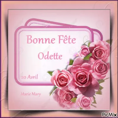 Nous sommes le 20 ! Bonne fête Odette ! On remonte le temps pour fêter :