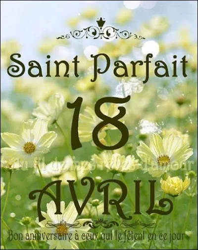 Le 18 c'est la Saint-Parfait ! Un homme entre dans une bibliothèque et s'adresse à la bibliothécaire car il ne trouve pas le livre qu'il recherche. L'employée demande quel est le titre du roman. "L'Homme parfait" répond le client. Que répond la dame ?
