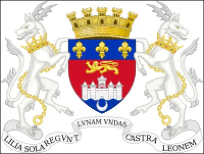 Quelle ville a pour devise : "Les lys règnent seuls sur la lune, les ondes, la forteresse et le lion" ?