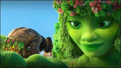 Comment s'appelle cette femme dans ''Vaiana'' une fois son cœur remis en place ?