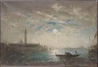 À quel orientaliste doit-on ce tableau intitulé ''Venise et le Campanile au clair de lune, peinture réalisée entre 1870 et 1890 ?